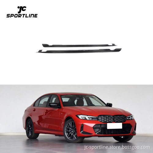 LCI Prepreg Carbon Fiber Side Skirt Plates for BMW 3 Series G20 M SPORT 2022-2023